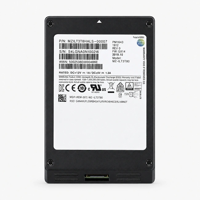 SSD سرور سامسونگ Samsung PM1643 ظرفیت 3.84 ترابایت استوک - Image 2